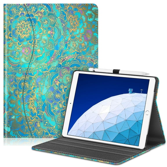 Fintie Sleek Shield Case Cover with Pocket for 10.5-inch iPad Air (3rd Gen) 2019 / iPad Pro 2017, Shades of Blue