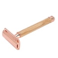 thumbnail image 3 of Portable Shaving Knife,Double-Sided Manual Razor Wooden Manual Razor Manual Shaving Knife Finest Materials, 3 of 11