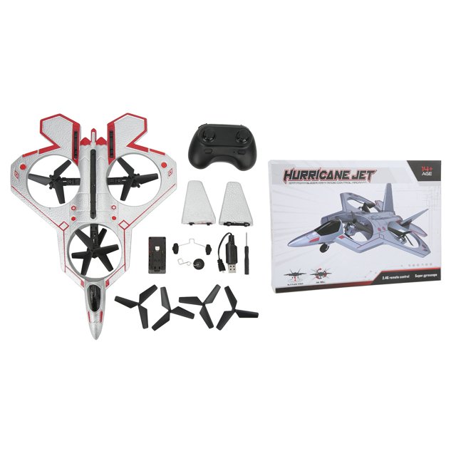 Avión RC de 2,4 GHz, espuma EPP plateada, distancia de Control de 50m, Motor Sin Núcleo de alta velocidad, avión RC, juguete planeador para mayores de 14 años