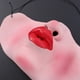 thumbnail image 5 of Máscara de látex de media cara, accesorio divertido para disfraz de Halloween (labios rojos)., 5 of 7