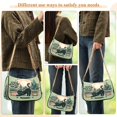 thumbnail image 5 of Ryvnso Morning Black Cat Womens Chain Shoulder Bag Tote Handbags Clutch Hobo Purse with Zipper for Travel, 5 of 7