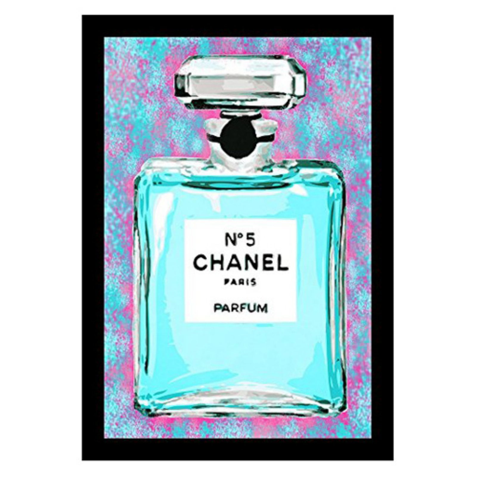 buyartforless Cotton Candy Chanel No 5 Wall Art 