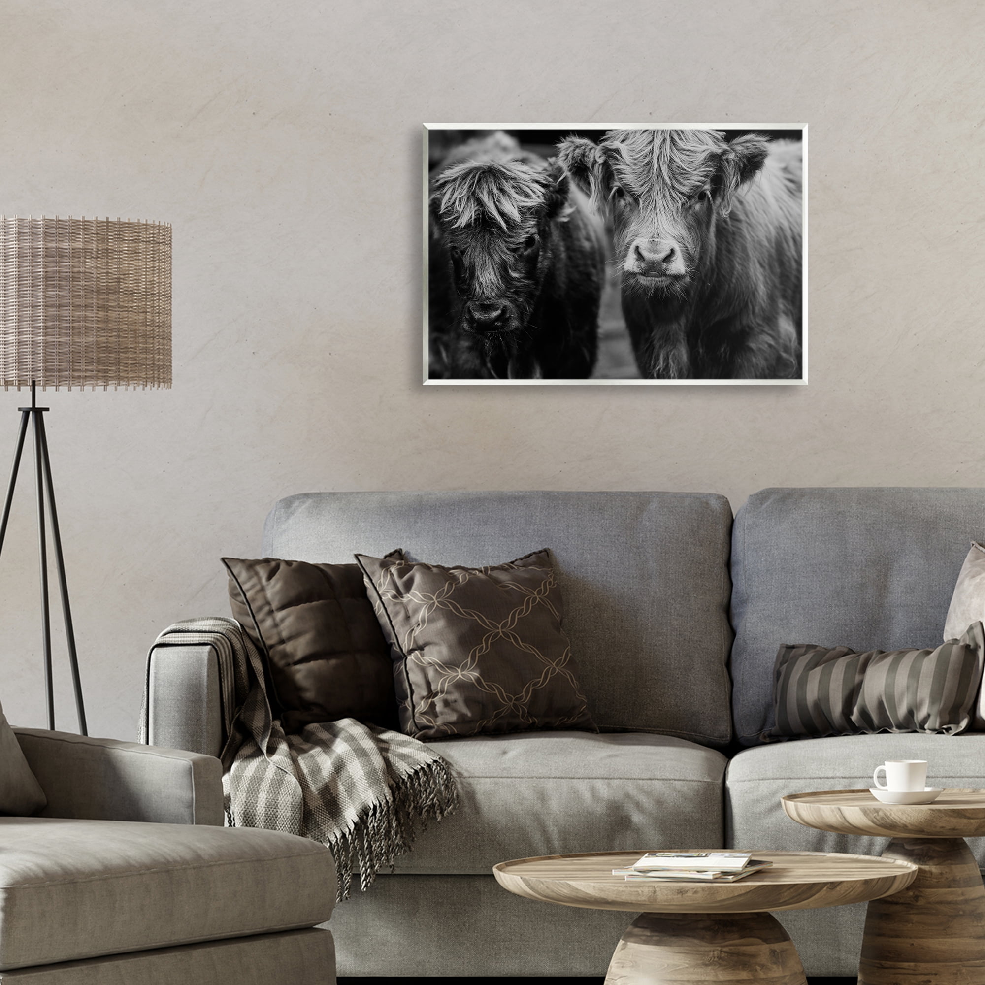 Cow Faces on Farm Wall Plaque Art, design by Amy Carroll