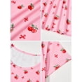thumbnail image 6 of DAKIMOE Cotton Nightgowns for Women Soft Cotton Short Sleeve Night Shirts Womens Print Sleep Shirts Loose Comfy Pajamas Sleepwear, 6 of 7