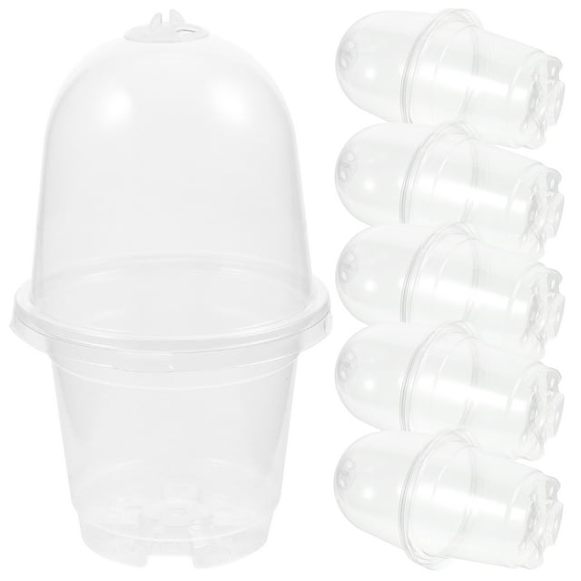 15 macetas pequeñas para vivero, ideales para suculentas y bonsáis. Incluyen tapa.