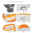 thumbnail image 2 of Renjiang Teen Bento Lunch Box Multicolor Lunch Boxelectric Lunch Box Food-Grade Stainless Steel Container for Car and Home 110v Work Lunch Box for Men, 2 of 4