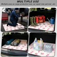 thumbnail image 3 of Bulopur Pink Camo Deer Bow Car Trunk Mat 29" x 39", Pink Camouflage Pattern Cargo Liner, Waterproof Non-Slip Rear Cargo Mat for Women Drivers, 3 of 7
