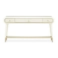 thumbnail image 3 of Michael Amini La Rachelle 3 Drawer Console Table in Champagne Ivory, 3 of 10