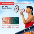 thumbnail image 2 of Altavoz megáfono Pyle PMP48IR 40 W 1000 yardas con sirena y micrófono, 2 of 7