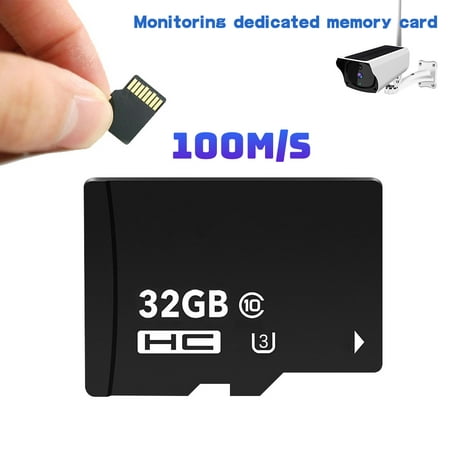 Image of 32 GB Micro SD Cards TF Card Class 10 U3 Memory Cards for Phone Security Camera 100MB/s