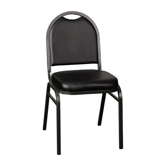 Black Silver Vein Stack Chair