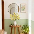 thumbnail image 6 of 4-piece set of artificial wildflowers, faux long-stem silk flowers, artificial flower arrangements for mothers, wedding bridal bouquets, table centerpieces, outdoor summer and spring decorations, 6 of 10