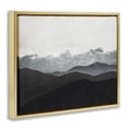 thumbnail image 2 of Stupell Industries Contemporary Layered Foggy Hills Gold Floating Frame Canvas Art, 31 x 25, by Elizabeth Medley, 2 of 8
