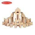 thumbnail image 1 of Melissa & Doug Standard Unit Solid-Wood Building Blocks With Wooden Storage Tray (60 Pcs), 1 of 4