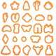 thumbnail image 5 of Clay Jewellery Making Kit Polymer Clay Cutters Set For Diy Projects Lightweight 25Pcs, 5 of 5