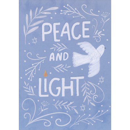Peace and Light Hanukkah Card Set - 15 Cards