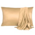 thumbnail image 1 of Unique Bargains Luxury Satin Pillowcase Cool Silk Pillow Case Cover, 1 of 9