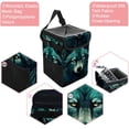 thumbnail image 2 of Wolf Mini Trash Can for Car: Foldable, with Lid, Leak-proof, Hanging Storage Bag, 2 of 6