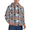 thumbnail image 2 of Goofa Happy Halloween for Men's Hooded Sweatshirt - Lightweight Pullover Hoodie with Kangaroo Pocket, Perfect for Everyday Wear-3X-Large, 2 of 7