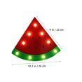 thumbnail image 2 of Watermelon Shaped Table Lamp LED Watermelon Light Decoration for Kid Room, 2 of 7