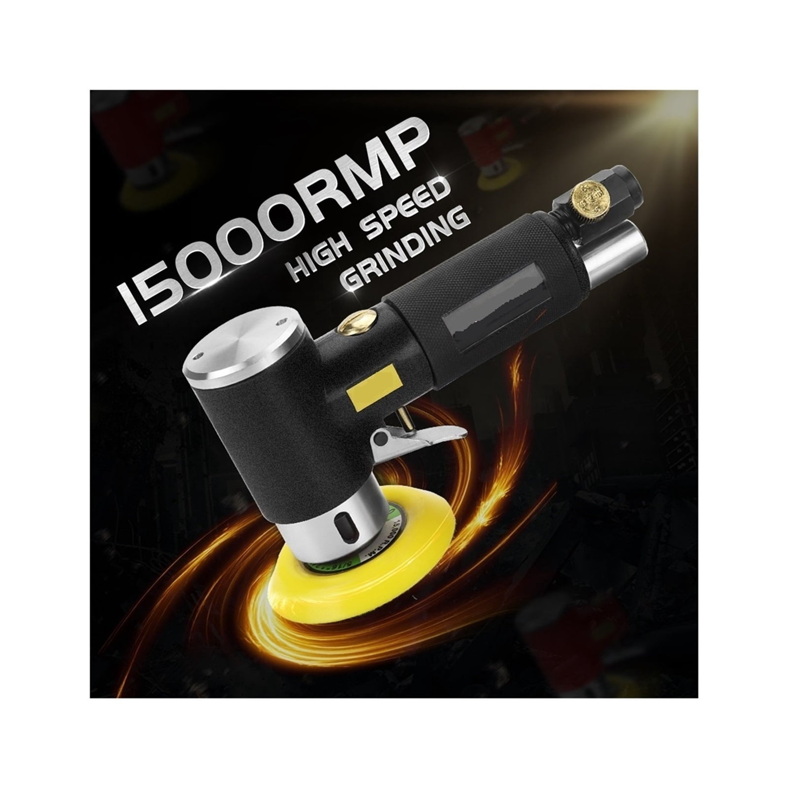 Mini Air Sander Polisher Pneumatic Polisher 90 Degree Orbital Sanders Air Powered Tool ,Widely Use