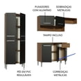 thumbnail image 2 of Cocina Integral Completa Modular Madesa Emilly Top 229cm Color Marrón/Negro, 2 of 6