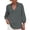 Dark Gray, variant on Blouses for Women Work Wear with Button Casual Fashion Long Sleeve Lapel Womens Summer Clothes Black Size L
