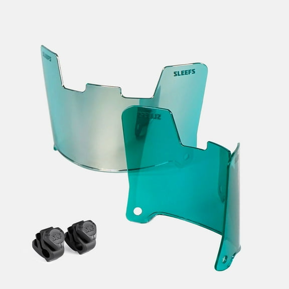 Aqua Machine Silver Helmet Eye-Shield Visor