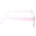 thumbnail image 4 of grinderPUNCH Fashion Designer Pink Rectangular Adult Party Sunglasses for Men and Women, 4 of 5