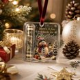thumbnail image 4 of huayou Cheerful Christmas Festive Snowman Gift Card Box Ornament, Hanging Gift Card Holder with Lantern Scene for Xmas Tree Holiday Decorations, 4 of 7