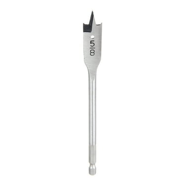 Hyper Tough 5/8 inch Hex Shank Spade Drill Bit, Material Steel, AU05018K, 1 Count per Pack