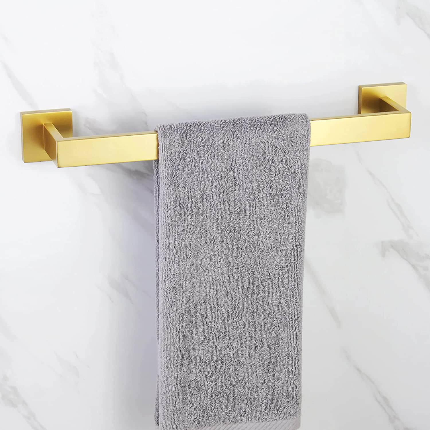 Details about   Wall Mount Towel Ring Holder Bathroom Bath Accessories Hanger Brass Gold Finish 