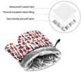 thumbnail image 6 of Honeii Rocket Pattern Pattern Oven Mitts and Pot Holders, Silicone Oven Gloves,500 F Heat Resistant Oven Mitts Sets, 4PCS, 6 of 6
