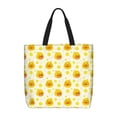 thumbnail image 1 of Disketp Ducky Cartoon Bolsa Tote de Lona para Mujer, Bolso de Hombro y Cruzado con Cierre de Cremallera, 1 of 7