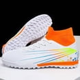 thumbnail image 3 of Zapatos de fútbol profesionales para hombres y mujeres, botas de entrenamiento de tobillo con picos largos, entrenamiento de hierba interior, partido ultraligero, venta al por mayor, 3 of 5