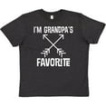 thumbnail image 3 of Inktastic Grandpas Favorite Grandson Youth T-Shirt, 3 of 5