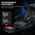 thumbnail image 4 of RESPAWN 110 Pro Ergonomic Gaming Chair with Footrest for Adults - Comfortable Office Gaming Recliner with Lumbar Support and Headrest, Racing Style Video Game Chairs for Computer Gamer - Black, 4 of 8