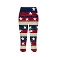 thumbnail image 4 of Camisas Para Hombres! QATAINLAV Women's Independence Day Leggings Summer Casual Hollow Out Patriotic Capri Pants Slim Fitting Workout Tight Cropped Trousers Red XXXL, 4 of 6