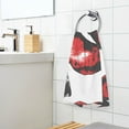 thumbnail image 5 of Red Lip Cotton Face Towels Absorbent Hand Towel Soft Bathroom Towel for Kitchen Hotel Decoration, 5 of 7