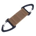thumbnail image 1 of Correas de nylon para senderismo Sunnimix con gancho triangular de doble punta color caqui, 1 of 8