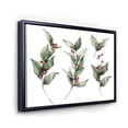 thumbnail image 3 of Designart 'Christmas Set Red Berrie With Branches' Traditional Framed Canvas Wall Art Print, 3 of 5