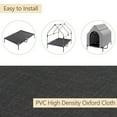 thumbnail image 5 of Elevated Dog House, Pet Canopy House Crate, Large Dog, Indoor & Outdoor, 5 of 7