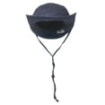 thumbnail image 1 of Twill Washed Hunting Hat w/ Cord- Navy, Medium, 1 of 2