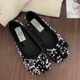 thumbnail image 3 of 2024 Zapatos Tabi de plata japoneses para mujer, planos con punta dividida, mocasines Ninja ostentosos, cómodos zapatos para caminar a diario para mujer, mocasines, 3 of 5