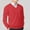 Red, variant on Elvqul Mens Sweater Big and Tall V Neck Solid Color Dark Gray Pullover Sweater for Men