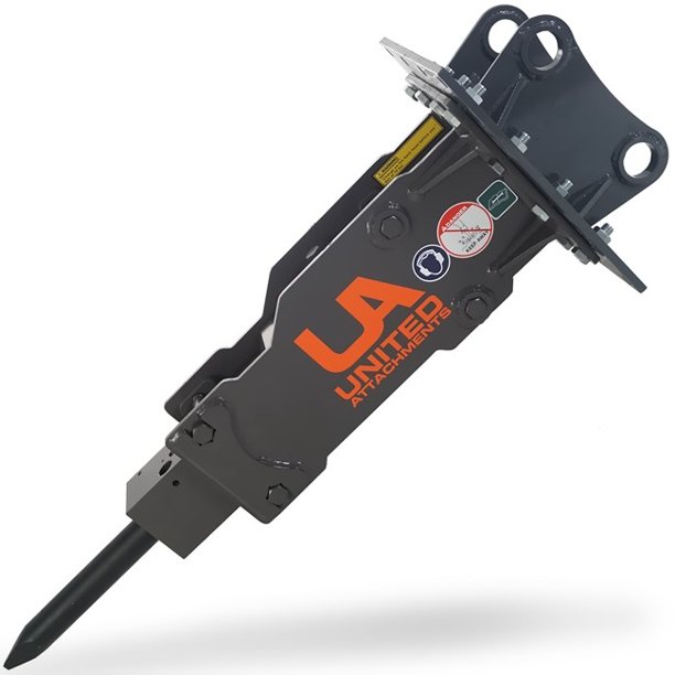 Hydraulic Concrete Breaker Hammer Backhoe Excavator Mount 1000 United