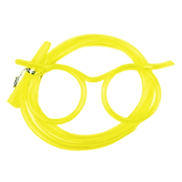 Graflsoa Color-Changing Fun Eyeglass Straws for Parties - Safe, Non-Toxic, and Perfect for Kids - Multiple Colors Available