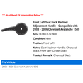 thumbnail image 2 of Front Left Seat Back Recliner Adjustment Handle - Compatible with 2003 - 2006 Chevy Avalanche 1500 2004 2005, 2 of 2