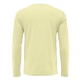 thumbnail image 7 of Dresfit Men's Thermal Shirts Solid Color Big and Tall Tshirts 2025 Stretch Crew Neck Long Sleeve Baseball Tops Fall Basic Slim Fit Button Fashion Khaki M, 7 of 7