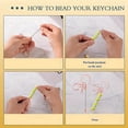 thumbnail image 4 of 12 Pieces Metal Beadable Keychain Bars Blanks for Beads Pendant Jewelry Charms DIY Crafts Keychains Making Gift, 4 of 6